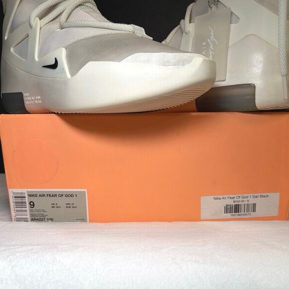 Nike Air Fear of God 1 \'Sail\' - AR4237-100 | 9M main image 6